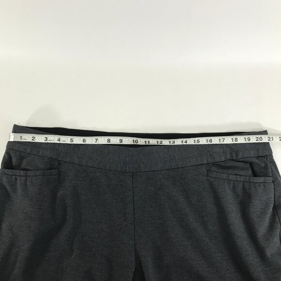 Lane Bryant Wide Leg Dress Pant Women's Plus Size 22 Gray Pull-On Stretch Career - Picture 5 of 10